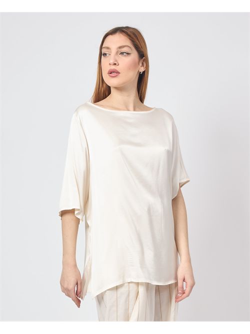 Manila Grace women's viscose T-shirt MANILA GRACE | C039VUMA043